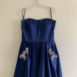 Navy blue dress